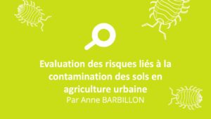 Lire la suite à propos de l’article Evaluation des risques liés à la contamination des sols en agriculture urbaine – Anne barbillon